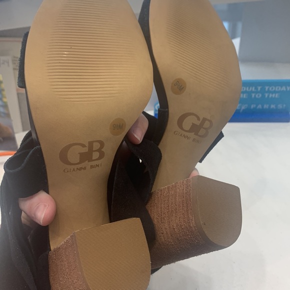 Gianni Bini suede wrap heels - Picture 11 of 13